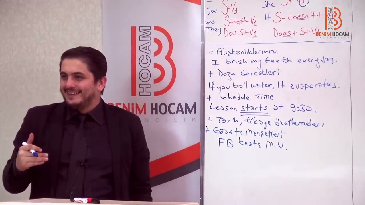 HAKKI ŞAHİN VİDEO 3   Present Tenses