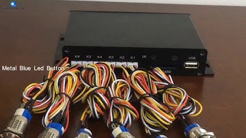 MPC1005-6 HD decode media player with 6 LED push button