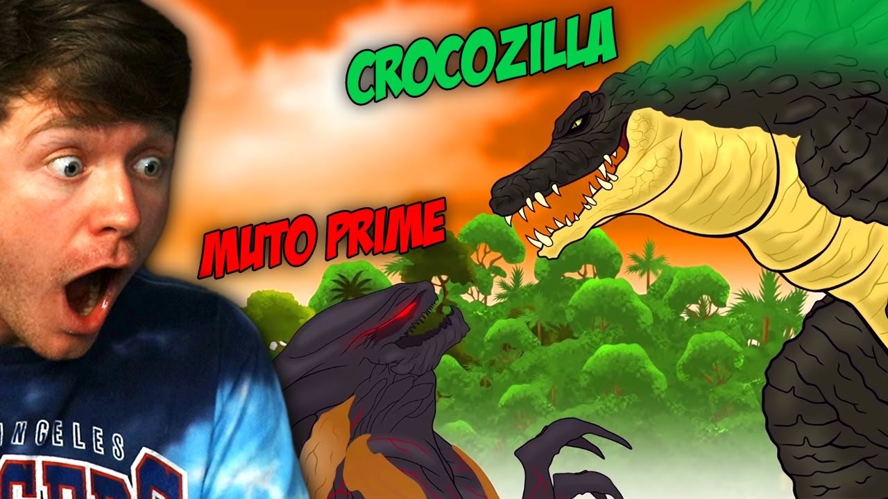 Download Reacting to CROCOZILLA vs MUTO PRIME the EVOLUTION FIGHT