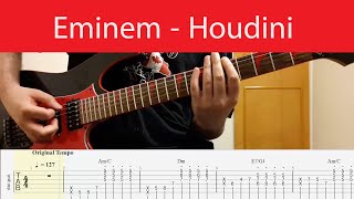 Eminem - Houdini Guitar Lesson With Tabs