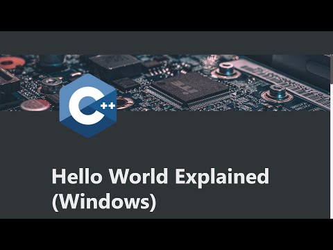 Simple C++ Hello World Explained (Windows) - C++ Guide