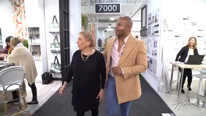 INTERIOR DESIGNER MICHEL SMITH BOYD WALKS WITH ELL...