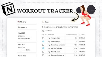How to add a Workout Tracker in Notion
