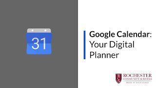 Google Calendar: Your Digital Planner