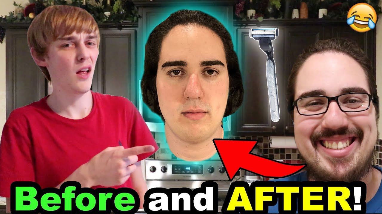 WE SHAVED HIS MUSTACHE! (PRANK) (Selling it on EBAY)