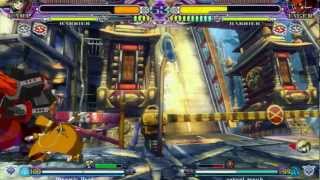 Dinamic_Head (Carl) vs casual_scrub (Tager) - BBCS:EX Online (PS3) #12