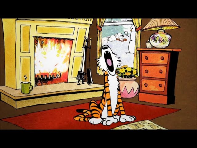 Animated Calvin and Hobbes Catnap - YouTube