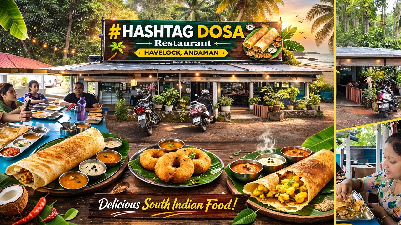 Hashtag Dosa Havelock Andaman | সত্যি কি এত ভালো? | বাংলা রিভিউ | Best South Indian Restaurant |