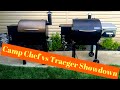 Camp Chef SmokePro DLX pellet grill vs Traeger Lil Tex elite 22