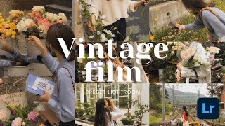 Vintage film preset lightroom tutorial - Lightroom Mobile Presets #presetlightroom