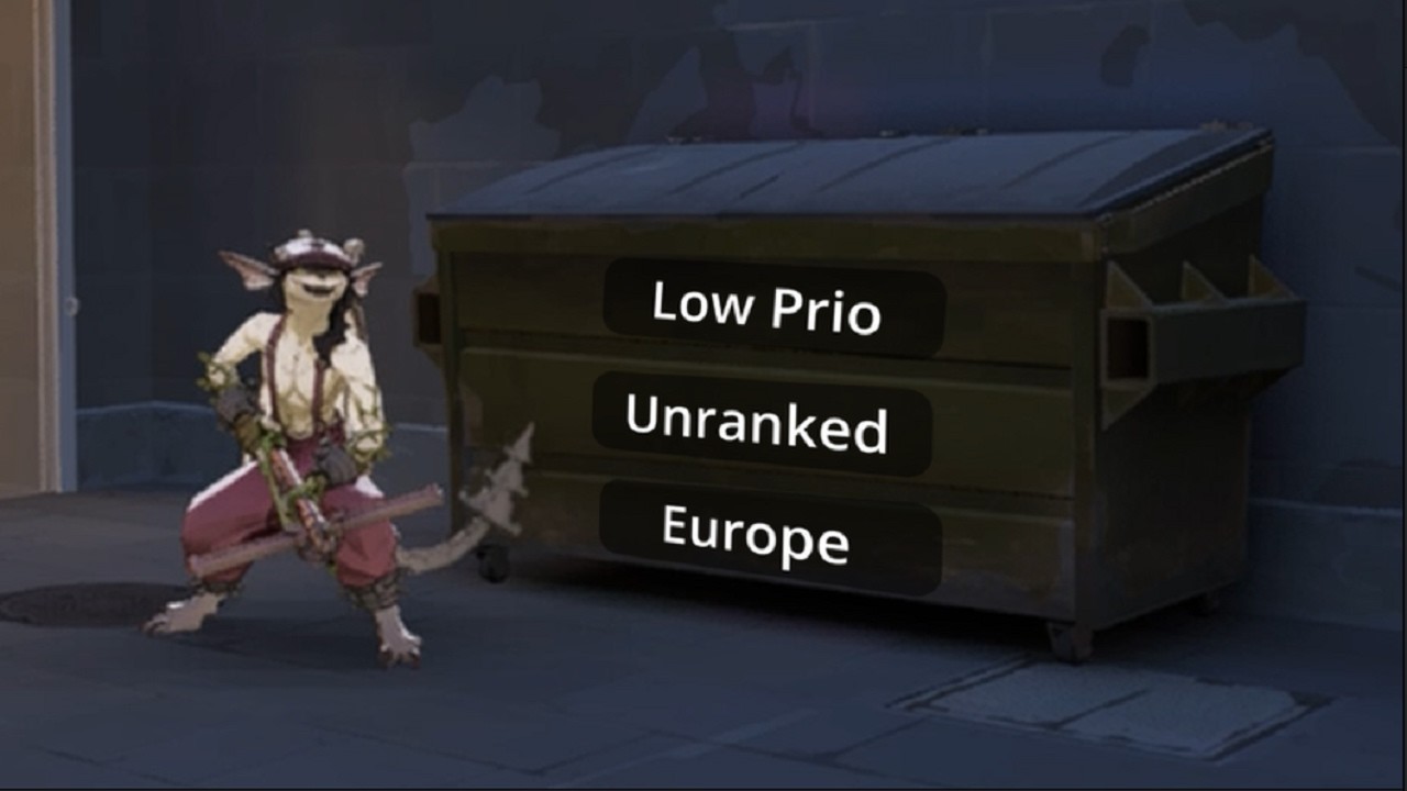 A low prio game with at least 2 hackers in it.