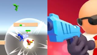 RUN N GUN - AIM SHOOTING VS SMASH STRIKE STICKMAN FIGHT Gameplay screenshot 4