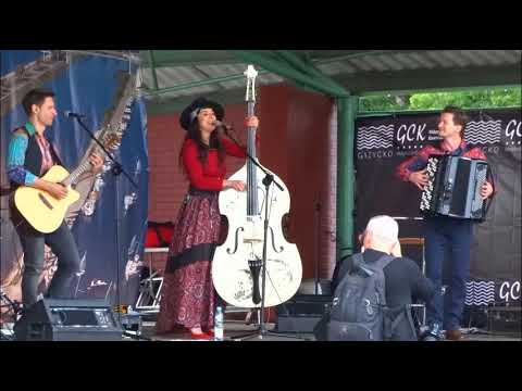 Noc Świętojańska 2018 w Giżycku (Plaża Miejska) żagle niesulice