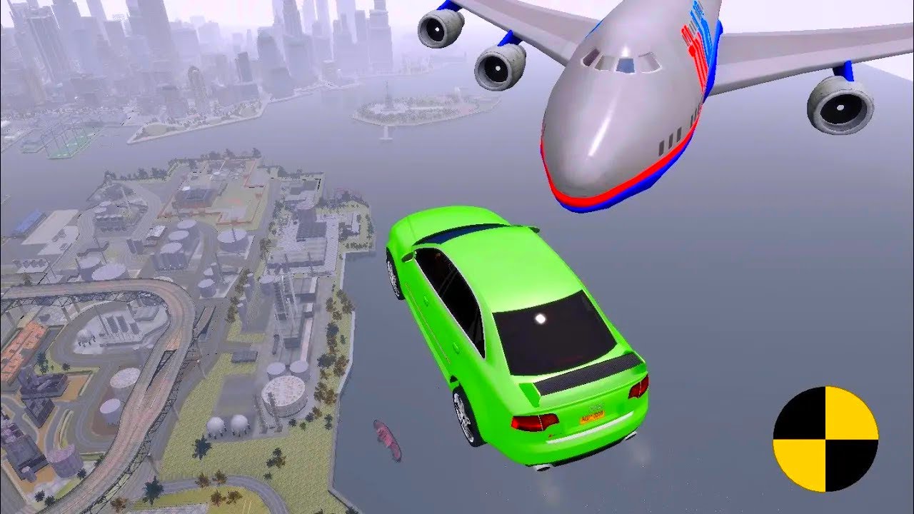 GTA 4 CRASH TESTING REAL CAR 654