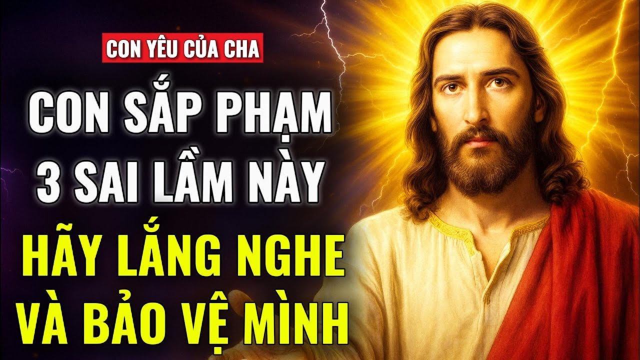 🔴 CON CỦA TA, SẮP TỚI CON SẼ ĐỐI MẶT VỚI 3 SAI LẦM LỚN TỪ QUÁ KHỨ | THÔNG ĐIỆP TỪ CHÚA