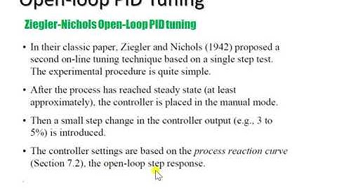 ch2b slide64 Ziegler Nichols Open Loop PID tuning