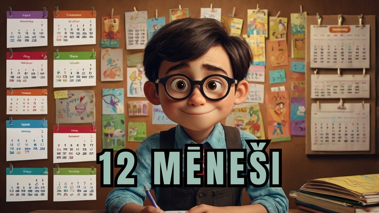 Divpadsmit mēneši. Apgūstam viena gada 12 mēnešus. - YouTube