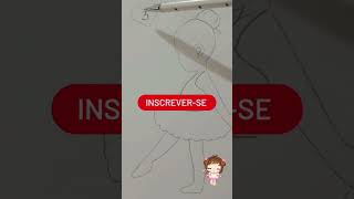 Desenhando Pin By cute Bailarina  passo a passo #shorts