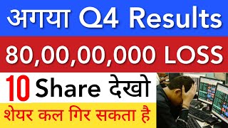 800000000 LOSS 🔴 शेयर गिर सकता है • SHARE MARKET LATEST NEWS TODAY • STOCK MARKET INDIA