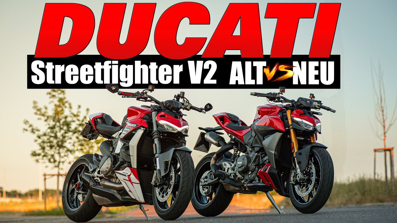Ducati Streetfighter V2 alt gegen neu