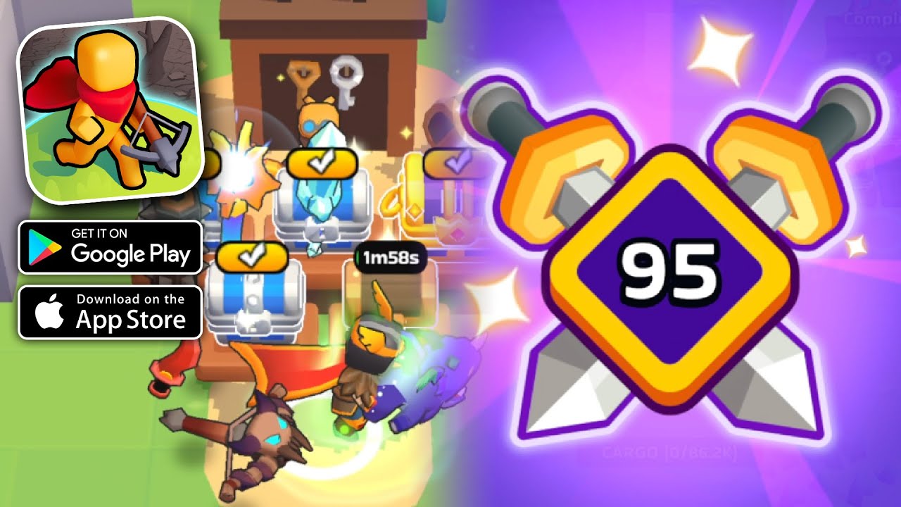 XP Hero - Level 95,96,97 - Gameplay Walkthrough 44 (Android, iOS) - YouTube