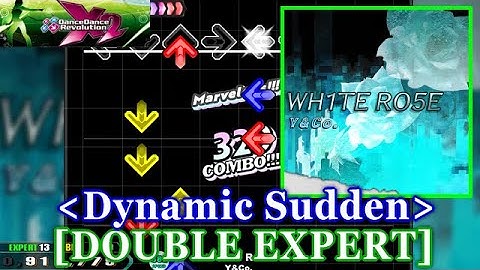 [Dynamic Sudden] 【DDR X2】 WH1TE RO5E / Y&Co. [DOUBLE EXPERT] 譜面確認+Clap