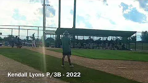 Kendall Lyons baseball 2 Homers July 26,2020