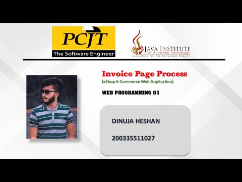 Web Project Task 34 | Web Programming 01 | Java Institute | 1st Year | Semester 01