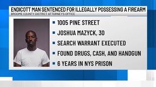 Broome County DA announces sentencing of Endicott man after executed search warrant