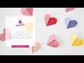Origami facili fai da te - Cuori origami per San Valentino