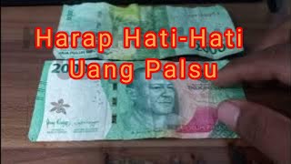 Uang Palsu  Dari nominal  20,000