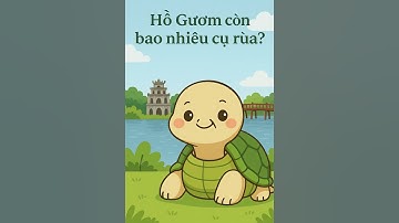 Hồ Gươm còn bao nhiêu cụ rùa??