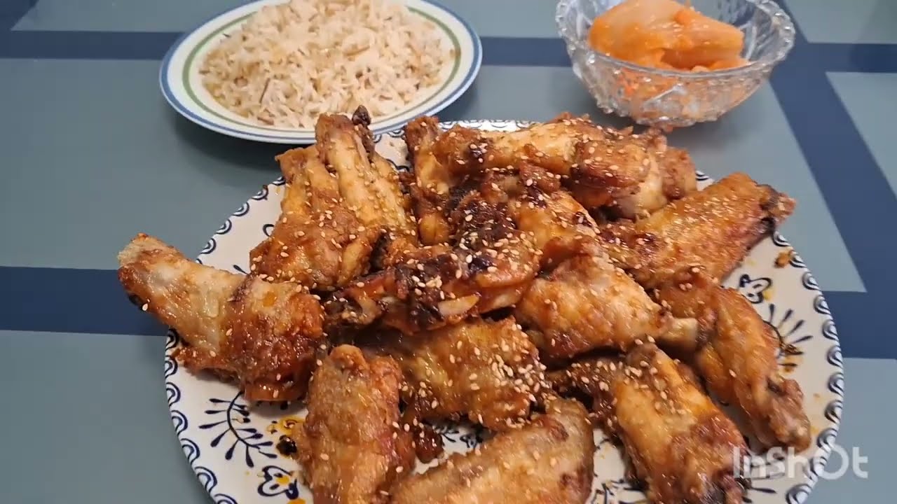 POLLO RECETA COREANA EN HORNO DE AIRE