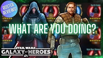 Does ANYONE Know How To Mod Darth Revan or Dash Rendar? Roster Reviews