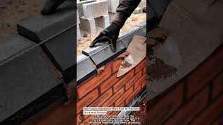 Wall Coping Installation Work Tool for Precision Brick Wall Finishing #worktool