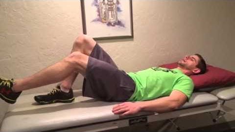 Core Exercises: Brace Heel Slides