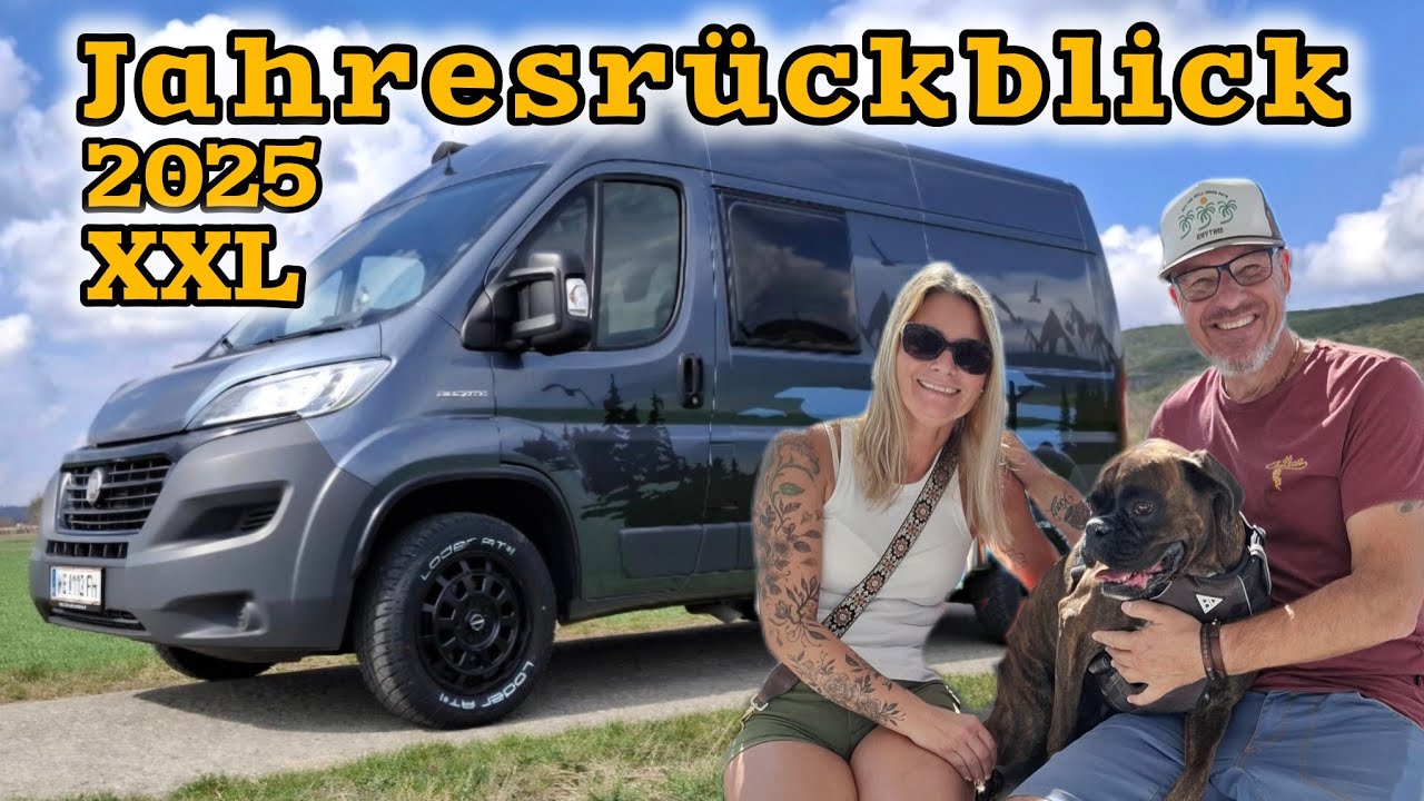 CAMPING JAHRESRÜCKBLICK 2025 - 8 Länder - 17.000km im FIAT DUCATO Kastenwagen durch EUROPA WOHNMOBIL