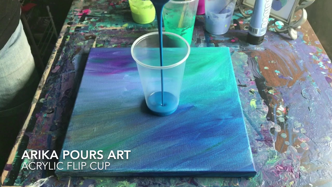 Acrylic Flip Cup with Cells Right Out of the Cup - YouTube
