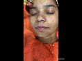 Natural homemade facial @ salon . With amazing results