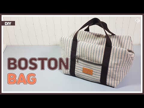 DIY/ BOSTON BAG/ TRAVELING BAG/ 보스턴백 만들기/ 여행 가방 만들기/sewing/ tutorial [Tendersmile Handmade/텐더스마일]