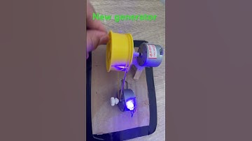 New Generator ￼• Dc Motor | #diy #dcmotor #tech #youtubeshorts #generatepower