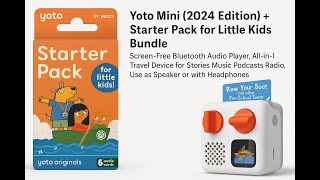 Yoto Mini (2024) Review: Best Screen-Free Audio Player for Kids? + Starter Pack