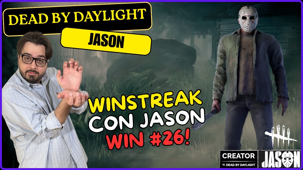 WINSTREAK CON JASON GAME #26! #DBDCREATOR - DBD ITA Gameplay JASON (The Slasher)