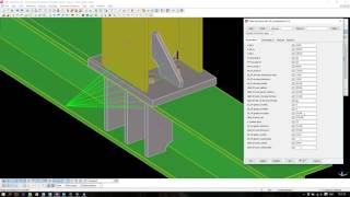 Tekla Advance Create & edit custom component Base Post with girder