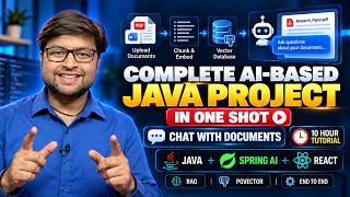 🔥Build a Complete AI RAG Application with Java in 10 Hours | Spring AI | RAG | Full Project | HIndi
