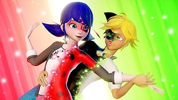 [Miraculous Ladybug] Marinette and Chat Noir duet transformation