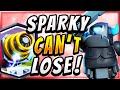 THIS ISN'T FAIR! NEW BEST SPARKY DECK CAN'T LOSE! — Clash Royale