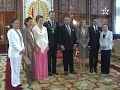 Cérémonie d'accueil officiel à Rabat S.M le Roi Mohammed VI S.M le Roi d'Espagne Felipe VI