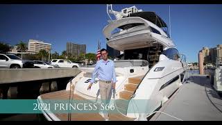 2021 Princess Yachts S66 [Walkthrough]