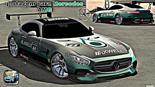 plotagem para Mercedes AMG GT (car parking multiplayer)